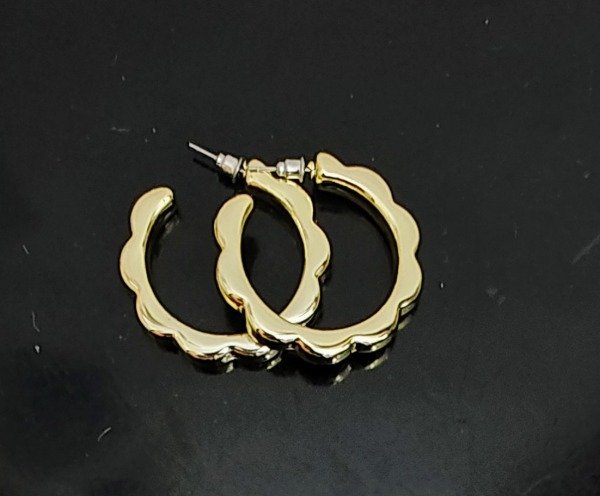Producto - Argollas Ondas 3 cm