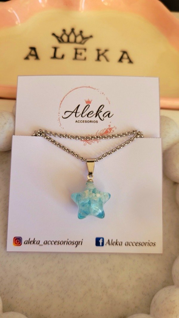 Producto - Collar cielo forma de estrella de acero quirúrgico - 0
