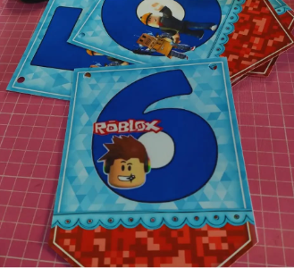 Producto - Banderines personalizados, decora con ternura y color. (Plancha A4) - 5