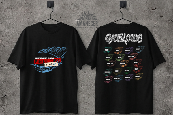 Producto - Remera Ojos Locos Fin de gira