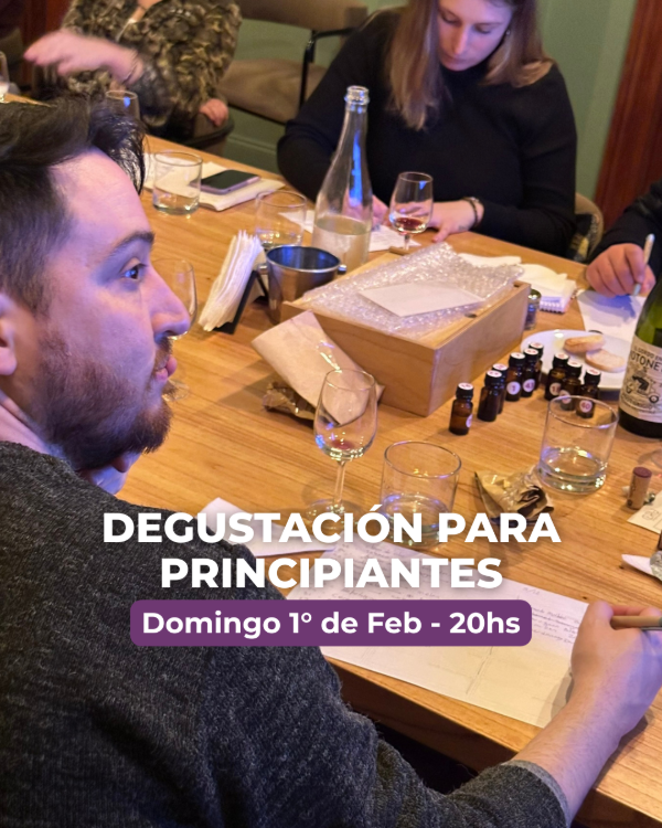 Producto - Degustación para principiantes Dom. 1/2 20hs
