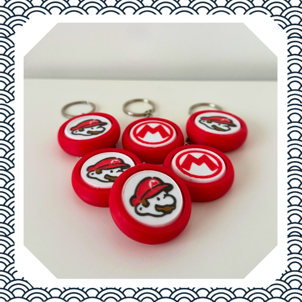 Producto - Llavero Spinner Mario - Fidget Gamer