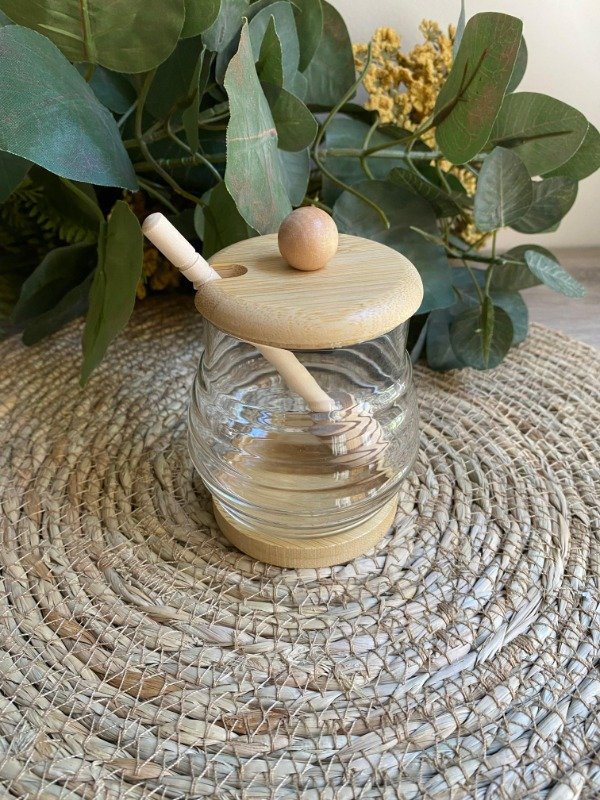 Producto - Mielera de vidrio clásica