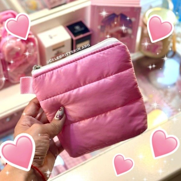 Producto - NECESER INTIMO ROSA PUFFER BY CELEBRITY X 1 UNIDAD