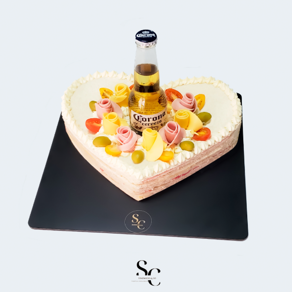 Producto - Torta Sándwich Corazón con Cerveza - 2