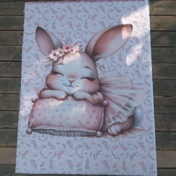 Producto - Frente Batista 100x70cm conejita