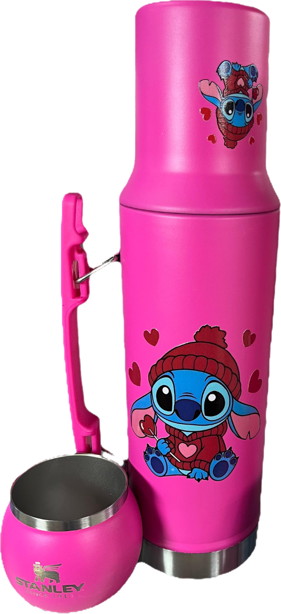 Producto - Termos con mate estampados de Acero Inoxidable 1.200 ml