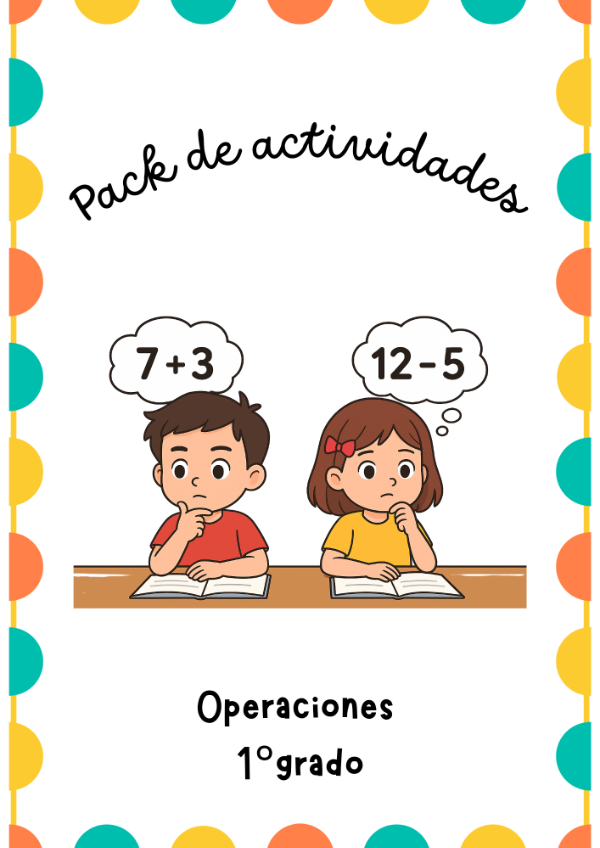 Producto - Pack de actividades "Operaciones" 1er grado  - 2025 - 0
