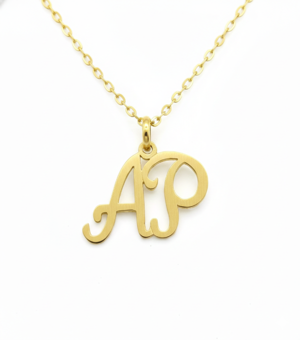 Producto - Dije Doble Inicial a Pedido