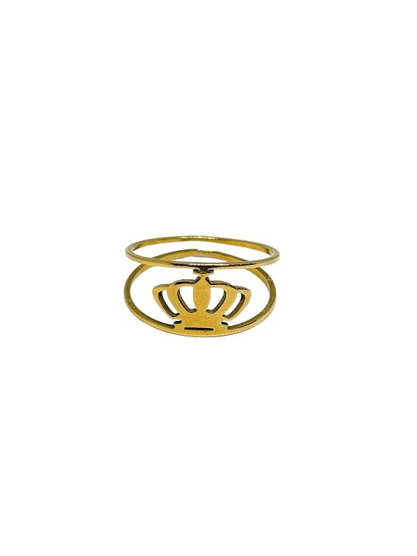 Producto - Anillo Luxy acero dorado