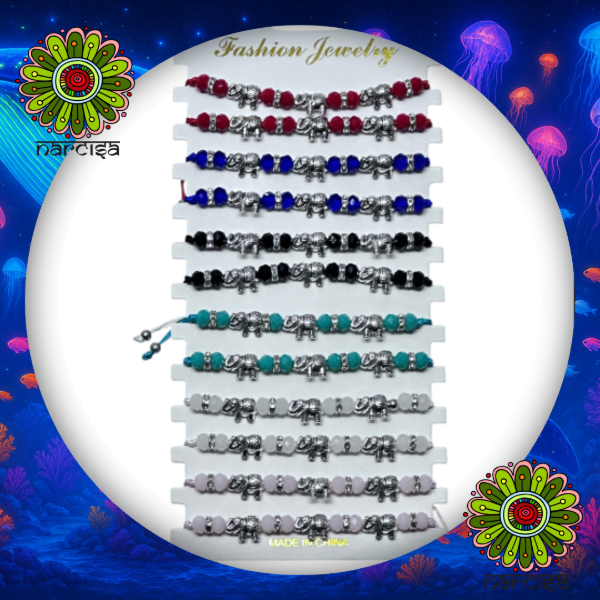 Producto - Pulsera elefante con cristalitos
