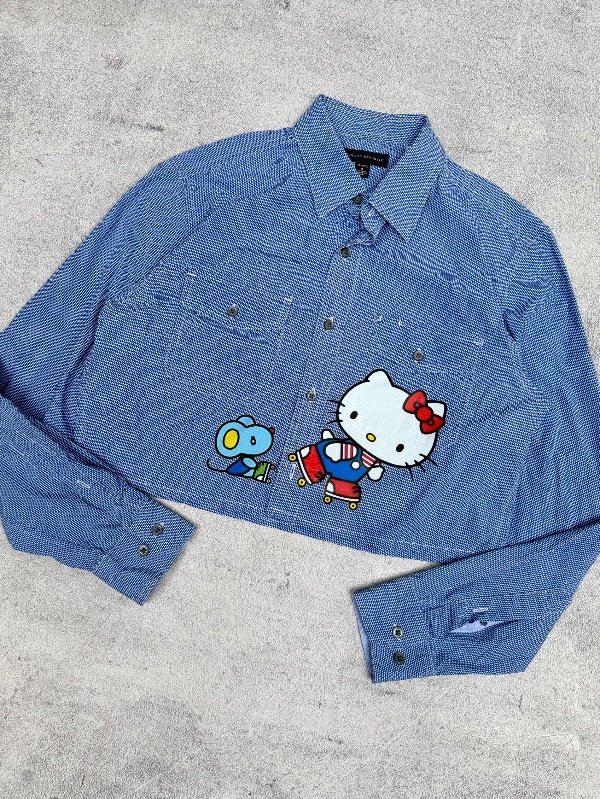 Producto - Camisa crop kittu T:S