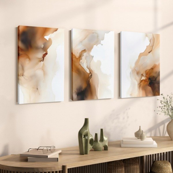 Producto - Set x3 Cuadros - Abstracto 08