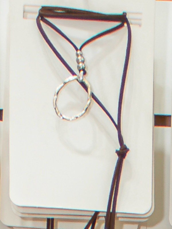 Producto - Coleccion Aniversario - Collar de gamuza chocolate con bolitas