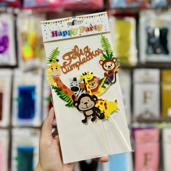 Producto - Adorno de torta topper Animales