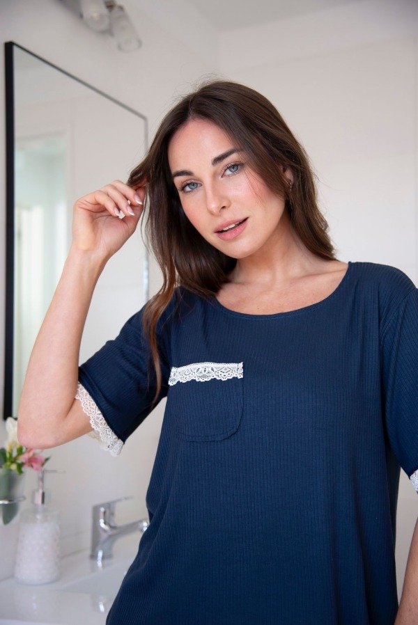 Producto - CAMISOLIN COMFY AZUL - COD 3574