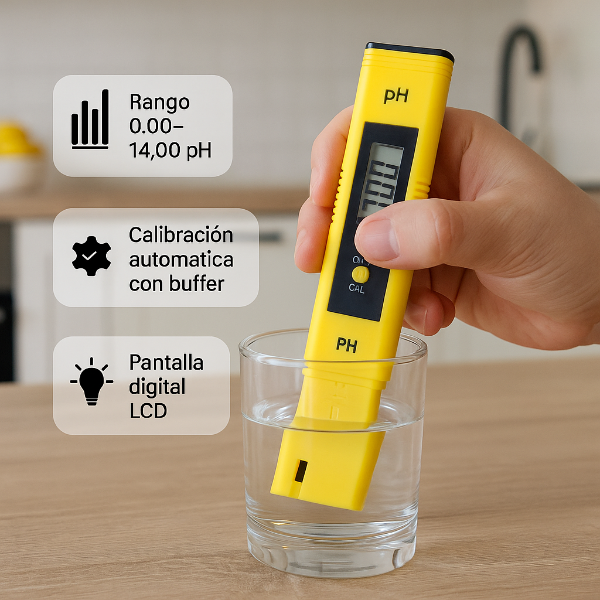 Producto - MEDIDOR PH CALIBRACIÓN AUTOMÁTICA