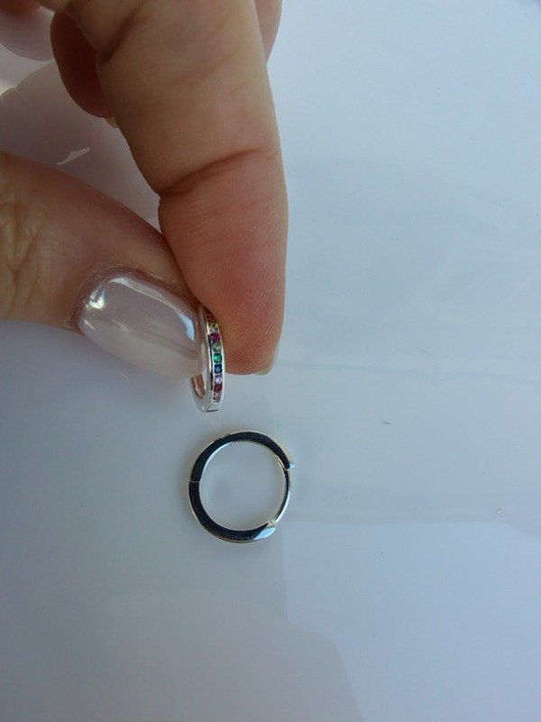 Producto - Aros Slim Rainbow 15 mm - 5