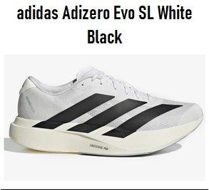 Producto - adidas Adizero Evo SL White Black