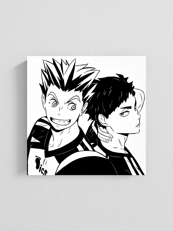 Producto - Cuadro Bokuto y Akaashi  - Haikyu!-