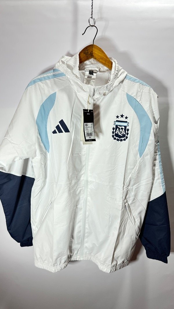 Producto - Campera Selección Argentina Adidas Tiro All Weather 26 Blanca Importada