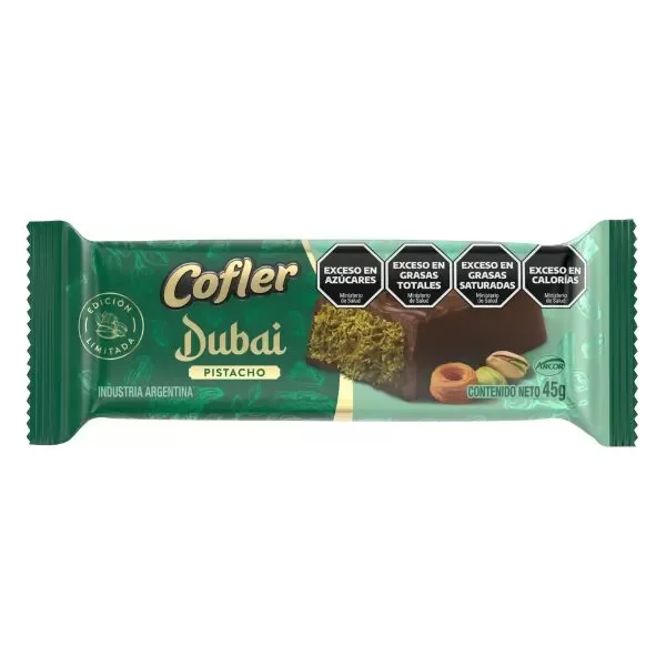 Producto - Chocolate Cofler Dubai Pistacho - Edición Limitada