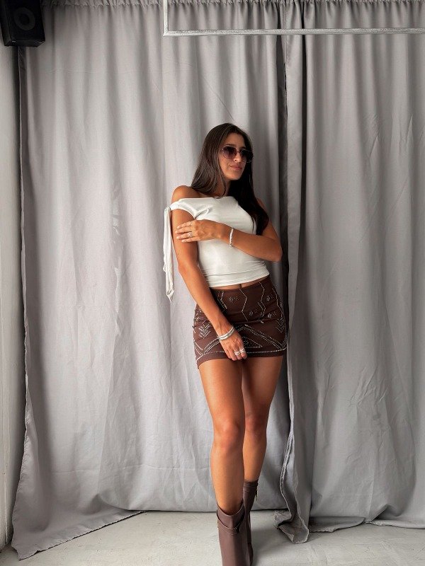 Producto - Mini bordados geometricos - CHOCO