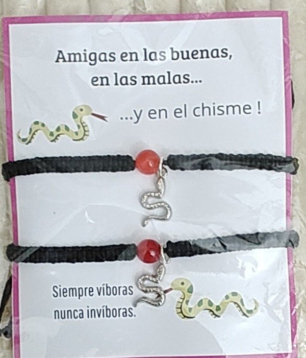 Producto - Pulseras para compartir Roja