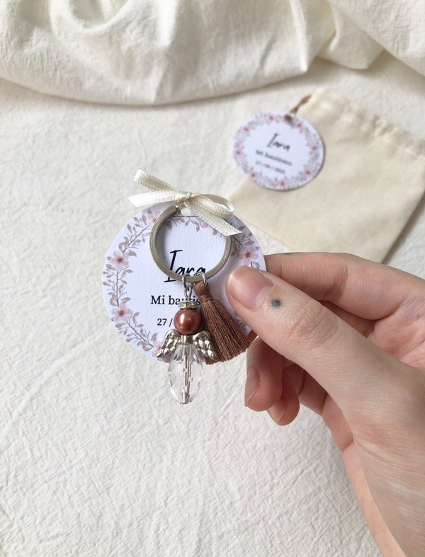 Producto - Souvenir llavero #15 + bolsita de lienzo