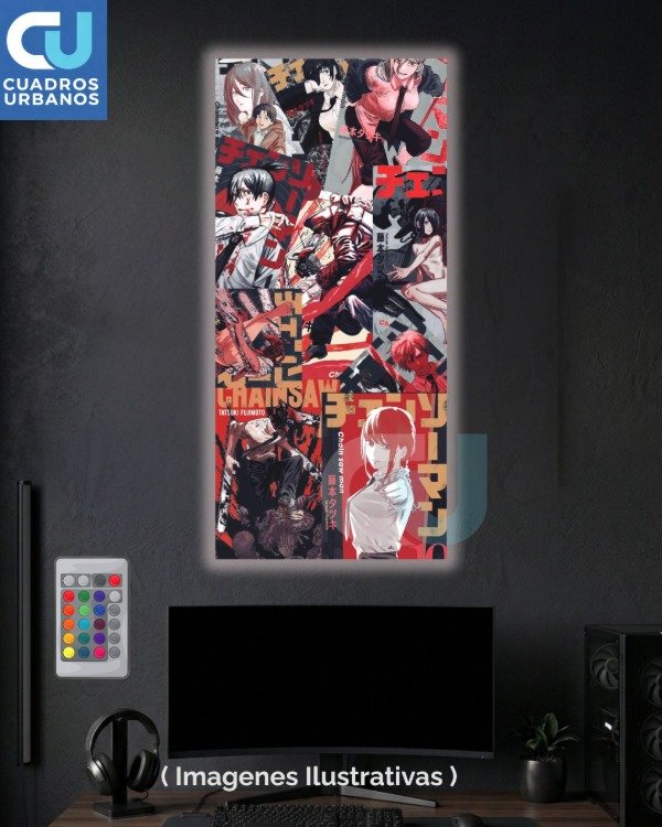 Producto - Chainsaw Man Led 2