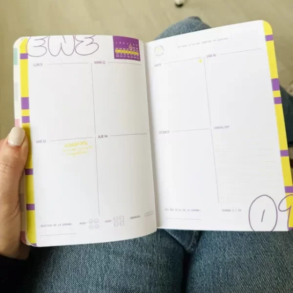 Producto - AGENDA GALA - Semana a la vista COMPACTA - 3