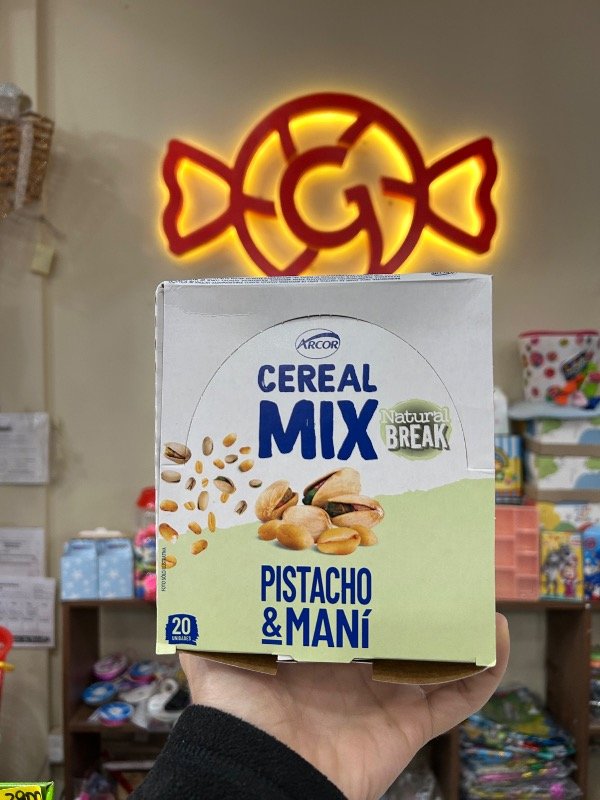 Producto - CEREAL MIX NATURAL BREAK PISTACHO Y MANI X20