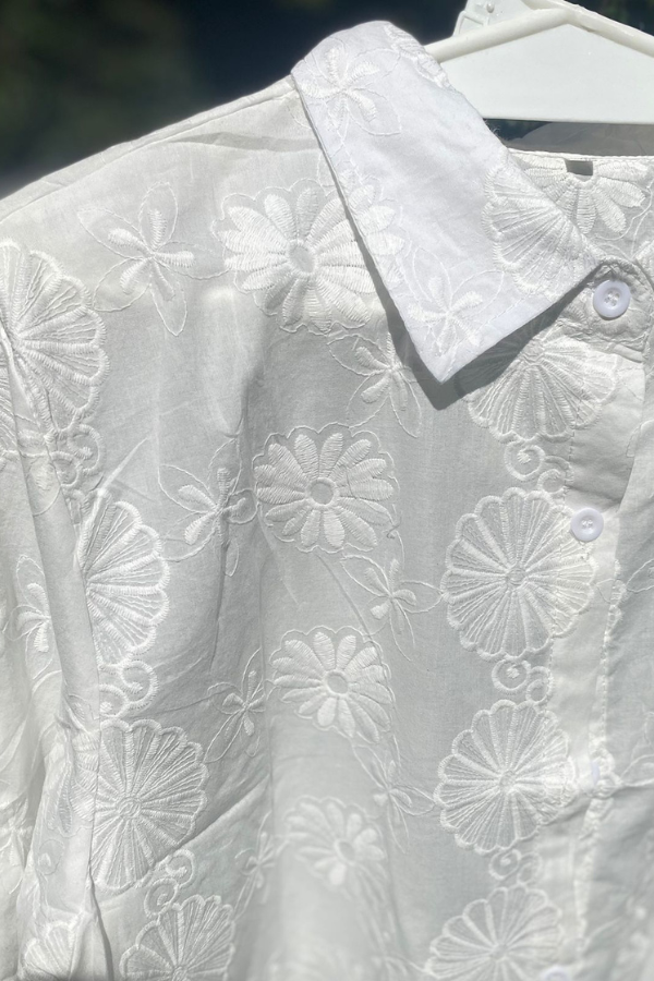 Producto - Camisero de lino bordado - 3