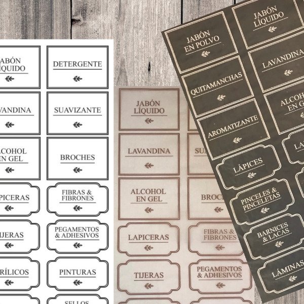 Producto - Láminas Folex - Etiquetas lavadero y taller