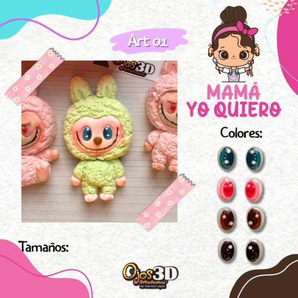 Producto - Ojitos Linea Souvenirs art 001 Mamá yo quiero