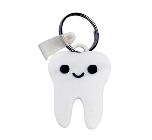 Producto - Llavero De Muelita Kawaii - Souvenirs Dentista Odontología