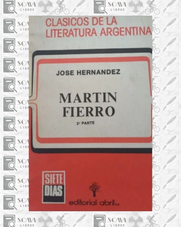 Producto - Martin Fierro 2 parte - José Hernandez