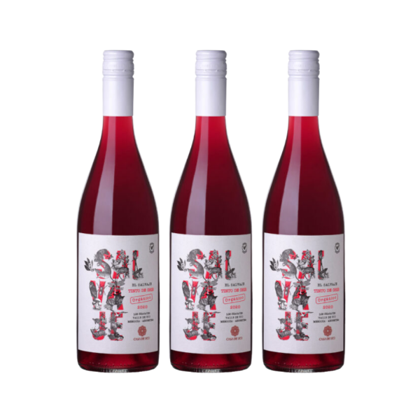 Producto - Vino El Salvaje Pinot Gris Tinto Orgánico (3un.)
