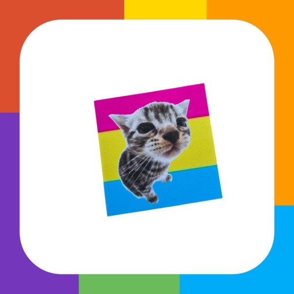 Producto - Sticker Gato meme pan