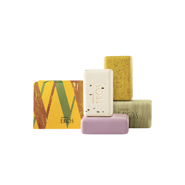 Producto - Jabones en Barra Ekos caja x4 cremosos y exfoliantes