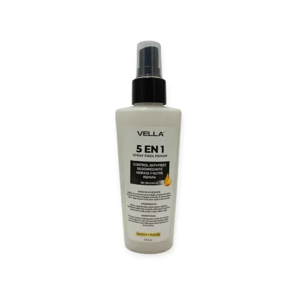 Producto - Spray para peinar 5 en 1 Vella 130cc