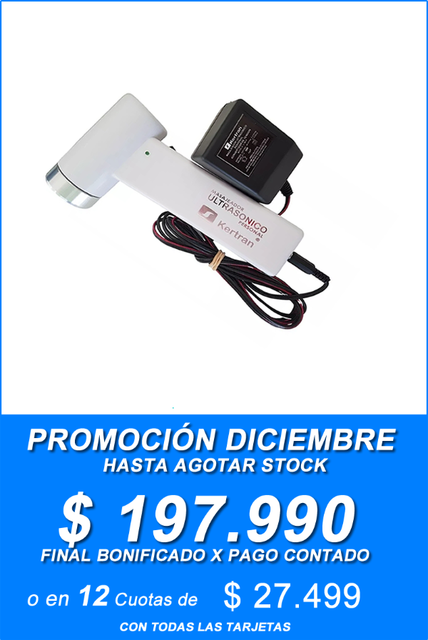 Producto - Ultrasonido 1.45 MHZ  Personal KERTRAN uso Kinesiológico y Dermatológico