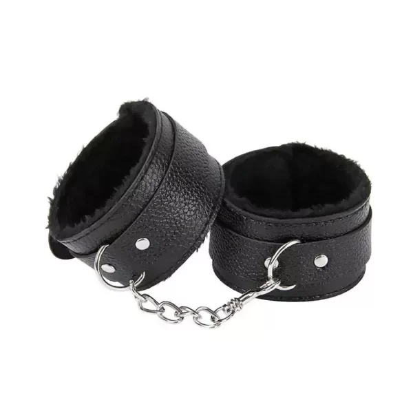 Producto - ESPOSAS CUERO CON PELUCHE