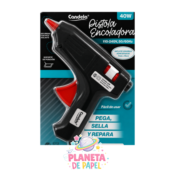 Producto - PISTOLA ADHESIVA CANDELA GRANDE 40w
