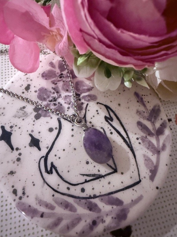 Producto - Collar Amatista ovalada