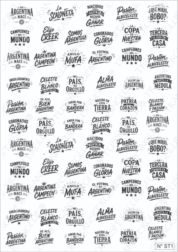 Producto - STICKER FRASES ARGENTINAS