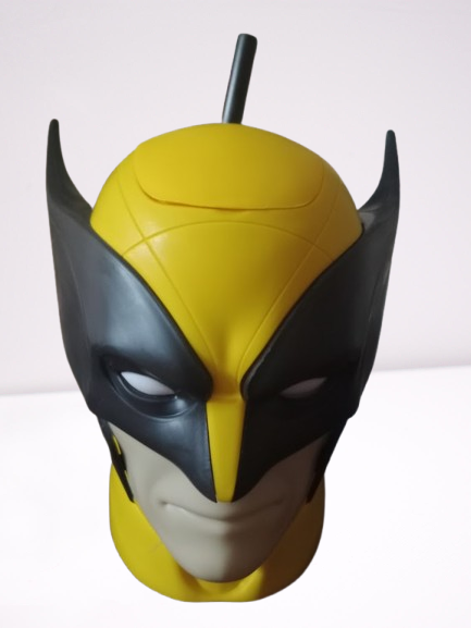 Producto - Vaso figura de Wolverine 3D con sorbete - Licencia Oficial Marvel (2024)
