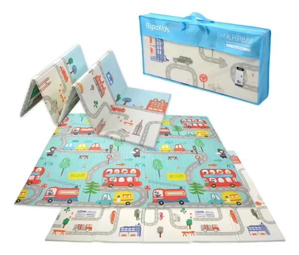 Producto - Alfombra Antigolpes Bebe Reversible Piso 150x180 1,2cm Xxl Play City