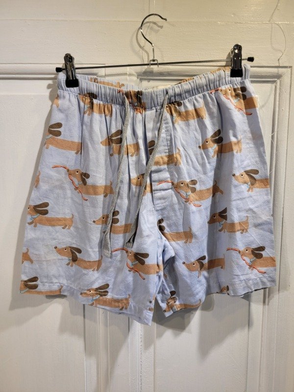 Producto - Short pijama PETER'S ALEXANDER celeste con perritos Talle S/16 años - PRECIO: 8X