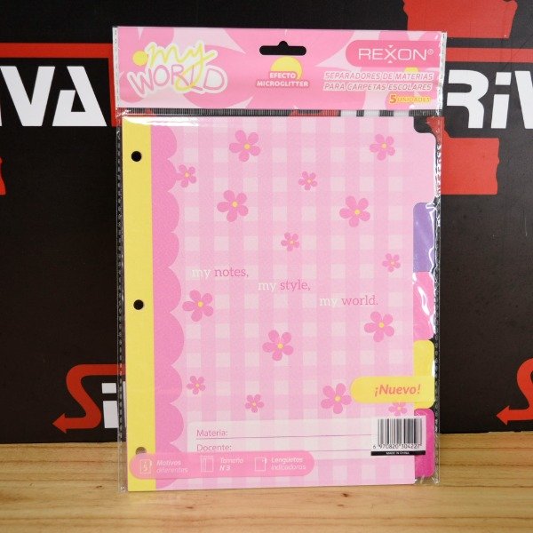 Producto - SEPARADOR DE MATERIAS REXON MY WORLD 20683